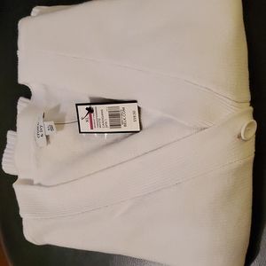 NWT - Crown & Ivy puff sleeve v neck cardigan sweater.  XL